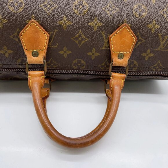 Louis Vuitton Monogram Speedy 35 W/Bag/Padlock Hand Bag lux413-093025 - Picture 7 of 16